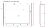 AKRIL WALL NICHE 500 SINGLE CAVITY